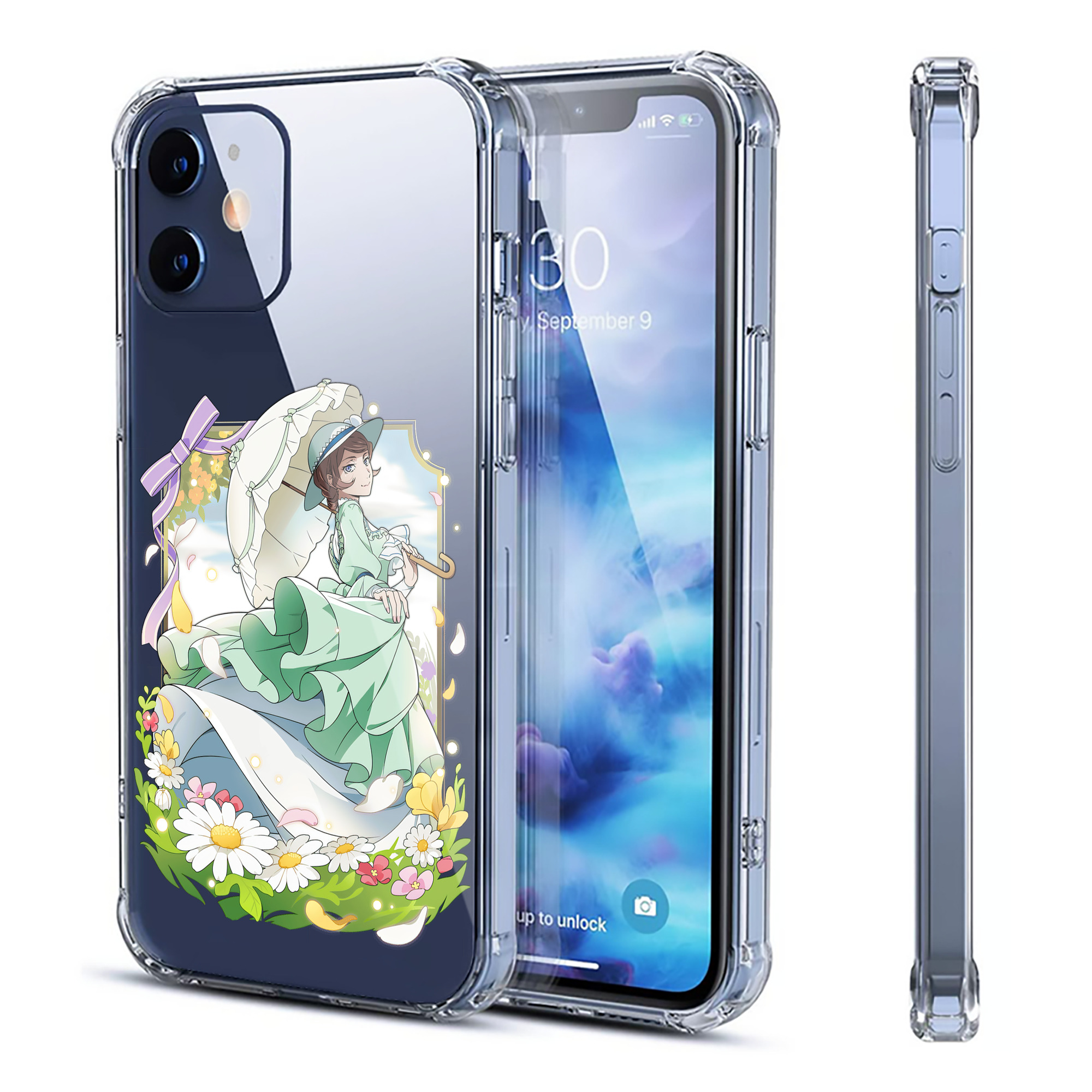 （画像用） 文豪ストレイドッグス Bungo Stray Dogs 【iPhone 12シリーズ対応】透明スマホケース（クリアソフトケース）